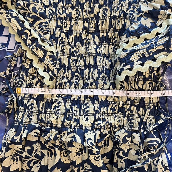 Sea NY Women’s Linda Dress, Blue color, sample size S/4 - Picture 11 of 11